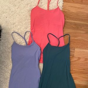 3 Lululemon Flow Y Tank Tops